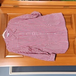 Joan Rivers swing shirt. Size Large. Red and White